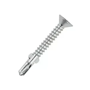 Tornillo C/Alas AutoBarrena de Plancha 8x11/4"